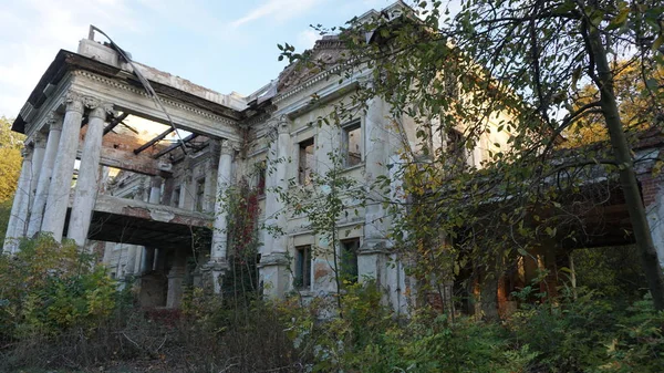 Der Verlassene Komplex Ist Der Sobanski Palast Das Dorf Obodowka — Stockfoto