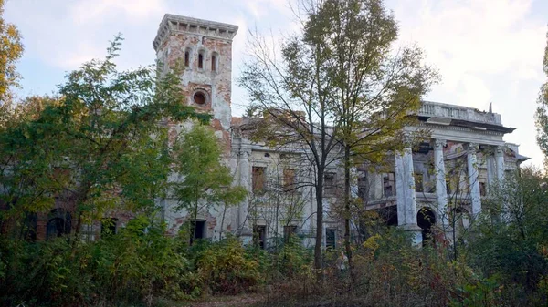 Der Verlassene Komplex Ist Der Sobanski Palast Das Dorf Obodowka — Stockfoto