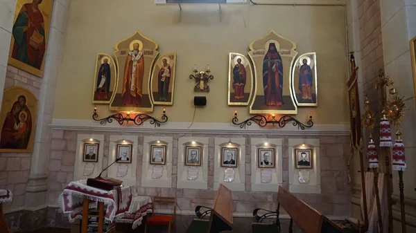 Iglesia Los Nuevos Mártires Del Pueblo Ucraniano Anteriormente Iglesia Santa — Foto de Stock