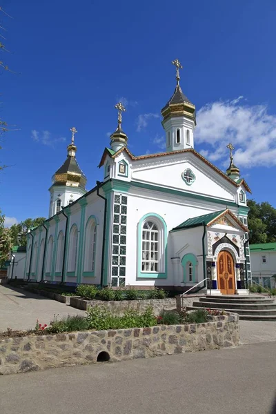 Poltava Santa Cruz Monasterio Ortodoxo Femenino Diócesis Poltava Ucrania Catedral —  Fotos de Stock