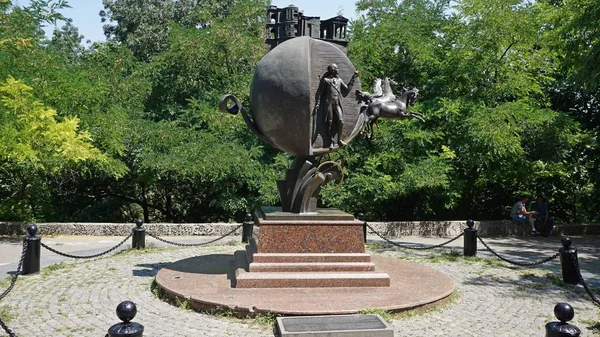 Monument Apelsin Who Saved Odessa Bronze Monument Dedicated Delivery February — Stock Photo, Image