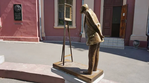 Único Monumento Del Mundo Audiencia Que Encuentra Museo Arte Odessa — Foto de Stock