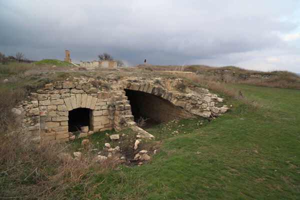 Remains of underground structures of landlord Agarkov in the village of Republican, Beryslav district, Kherson region, on the site of the Kozatsky settlement "Kamenskaya" Sich, the exact date of origin of which is unknown.