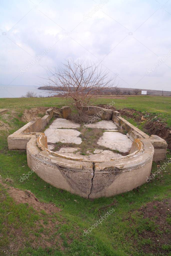 Remains of underground structures of landlord Agarkov in the village of Republican, Beryslav district, Kherson region, on the site of the Kozatsky settlement 