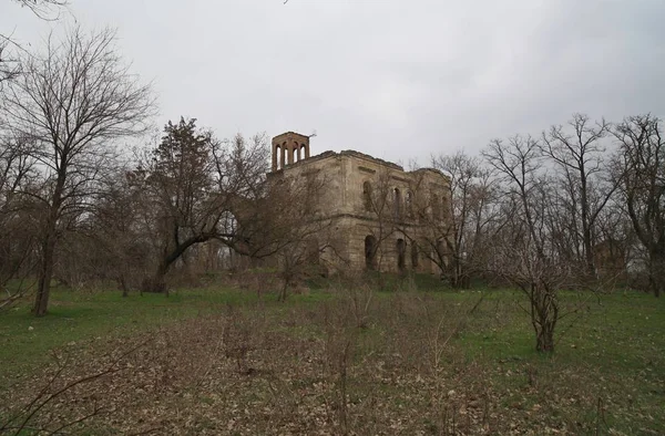 Ruins Palace Falz Fein End 19Th Century Neoclassicism Style Use — Stock Photo, Image