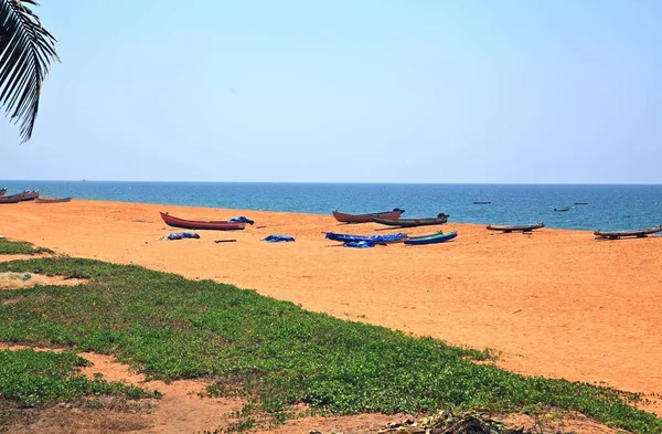 Рыболовные Лодки Аравийском Море Индийский Океан Западное Побережье Индии Тривандрум — стоковое фото