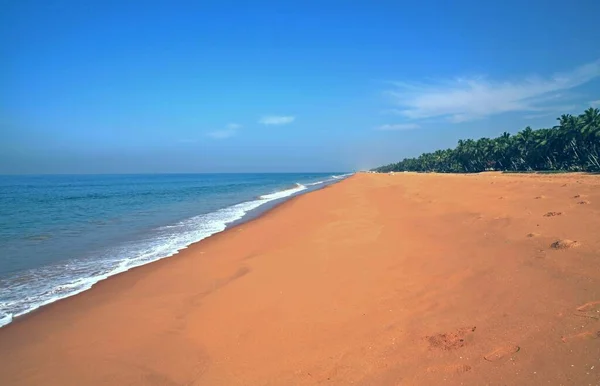 Deserted Beaches West Coast India City Trivandrum Tiruvananthapuram Capital Kerala — Stock Photo, Image