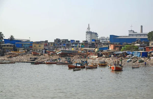 Vista Porto Passeio Marítimo Mumbai Bombaim Índia — Fotografia de Stock