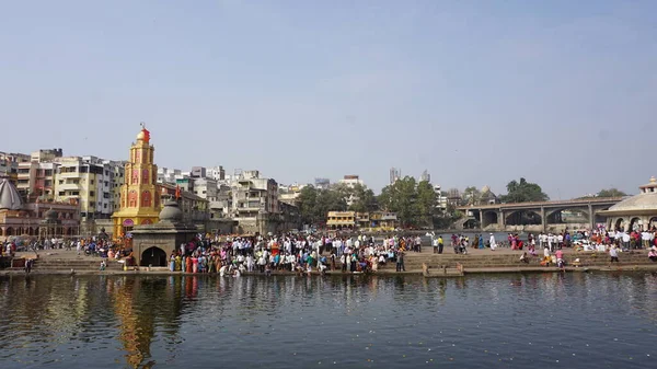 Embankment City Nasik India Maharashtra Nasik Mumbai Pune Form Golden — Stock Photo, Image