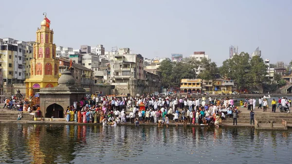 Embankment City Nasik India Maharashtra Nasik Mumbai Pune Form Golden — Stock Photo, Image