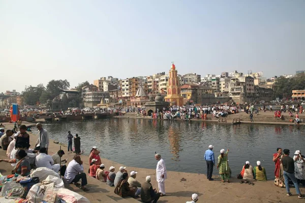 Nasik Város India Maharashtra Kikötője Nasik Mumbai Pune Alkotják Maharashtra — Stock Fotó