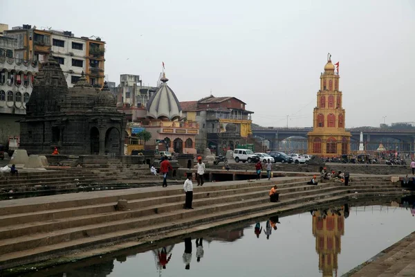 Bankering Staden Nasik Indien Maharashtra Nasik Mumbai Och Pune Bildar — Stockfoto