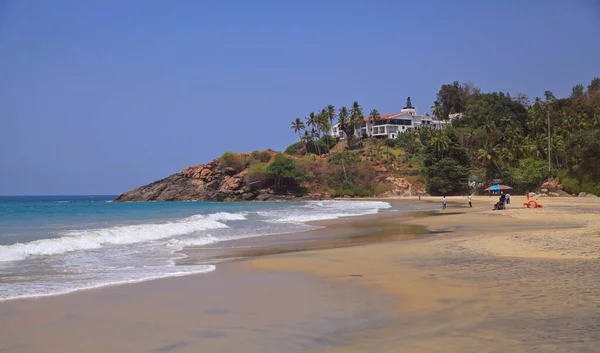 Kovalam Sahili Kerala Güney Hindistan — Stok fotoğraf