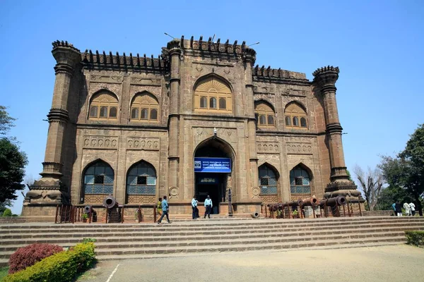 Muzeum Archeologiczne Zabytki Sułtanatu Bijapur Rządzonego Przez Dynastię Adil Shah — Zdjęcie stockowe