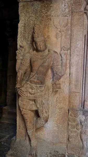 Stenen Beelden Gravures Van Hindoe Tempels Pattadakal Complex Karnataka India — Stockfoto
