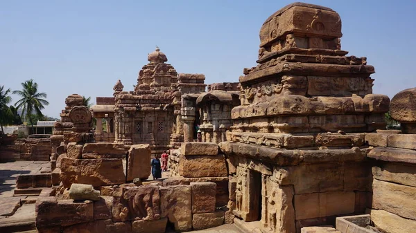 Monumentos Protegidos Templos Hindus Museu Arqueológico Aihole Karnataka Índia — Fotografia de Stock