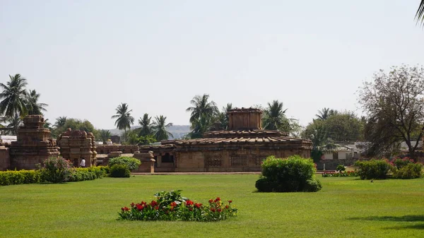 保護記念物 ヒンズー教寺院 考古学博物館 アイホール カルナータカ州 インド — ストック写真