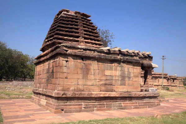 Korunan Anıtlar Hindu Tapınakları Arkeoloji Müzesi Aihole Karnataka Hindistan — Stok fotoğraf