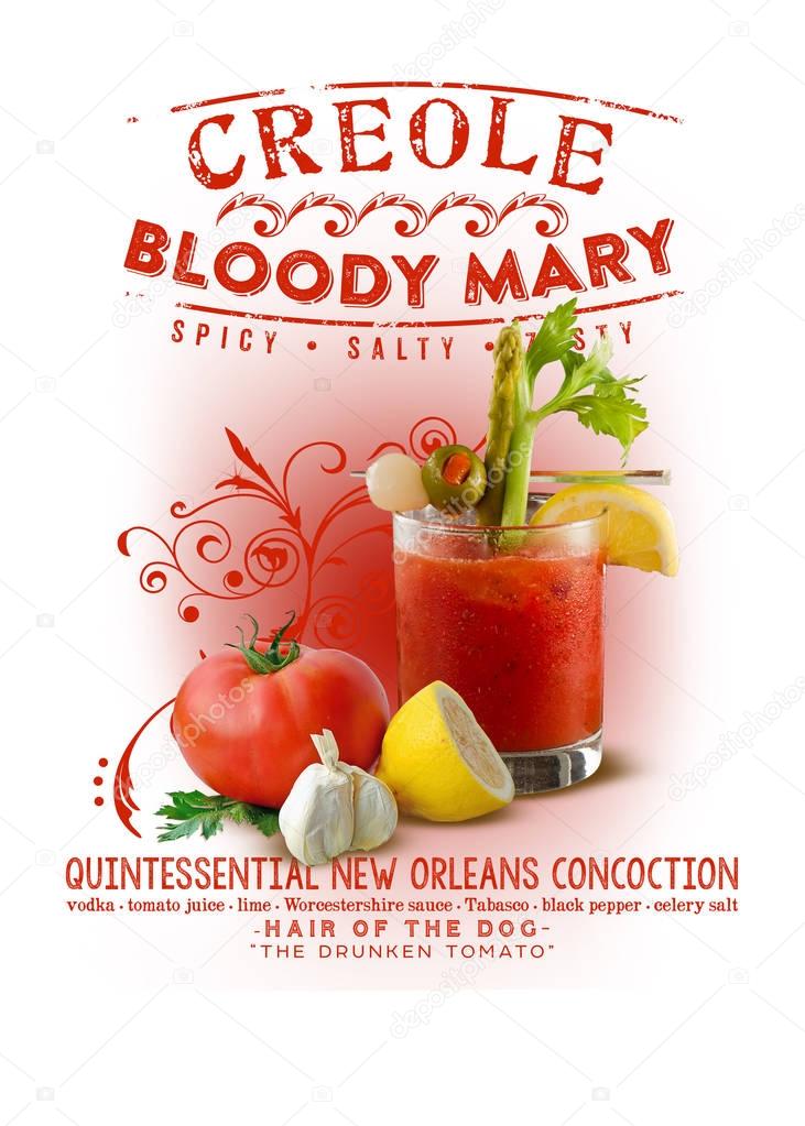 Digital handcrafted artwork of culture in French Quarter, New Orleans, Louisiana