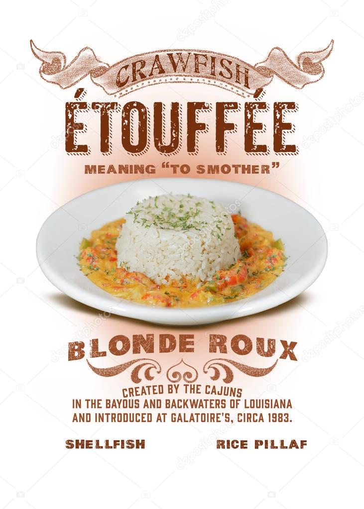Digital handcrafted artwork of culture in French Quarter, New Orleans, Louisiana