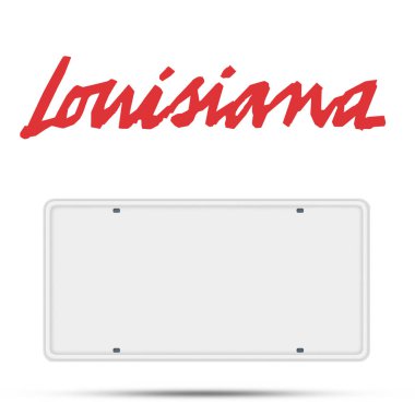 Louisiana plakası Logo