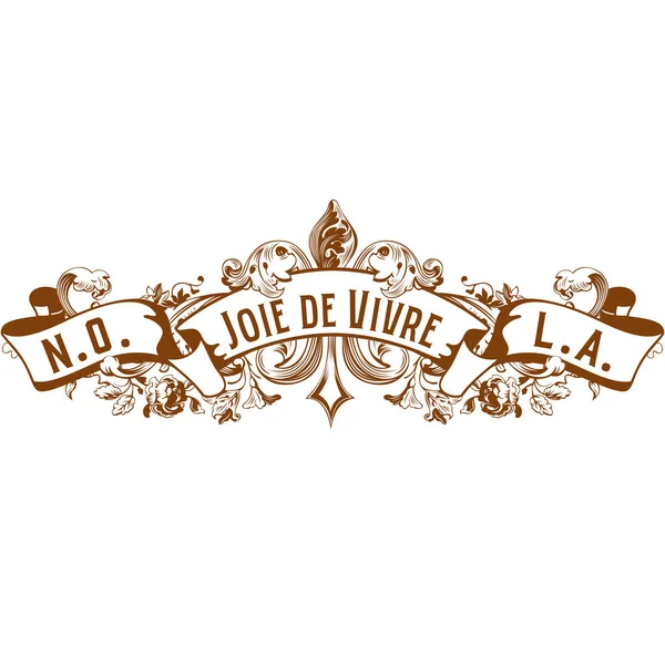 Joie de Vivre vreugde van de levens-en — Stockfoto