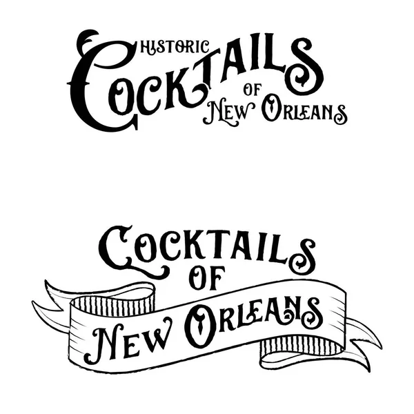 Cócteles de Nueva Orleans — Foto de Stock