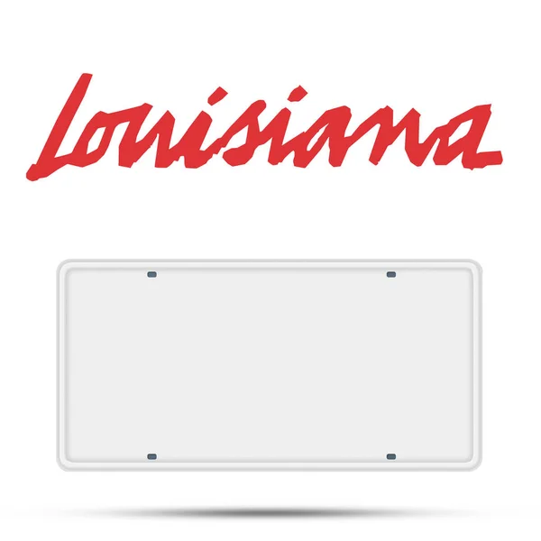 Logotipo de placa de Louisiana — Foto de Stock