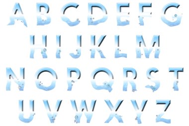 Sualtı alfabe tahsilat mektupları