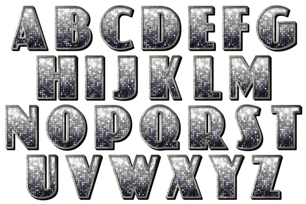 Capone Burlesque Alphabet Collection Letters — Stock Photo, Image