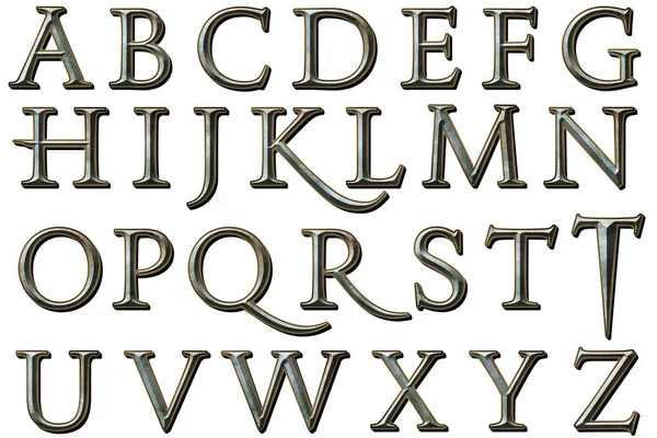 Письма из коллекции алфавитов Кейна Сторибука — стоковое фото