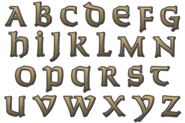 New Orleans Saints Alphabet Collection Letters — Stock Photo, Image