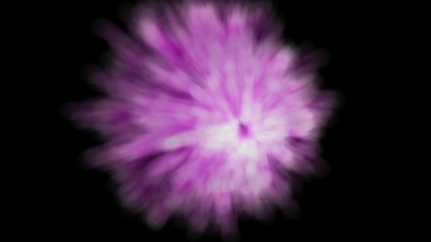 Particle Pink Abstract Background Element Pink Black Colors Rendering — Stock Video