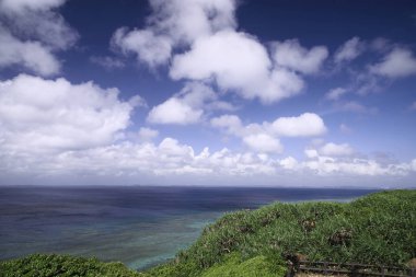 Funagisaginavanata, Irabujima, Okinawa ili gözlem stand görünümünden.