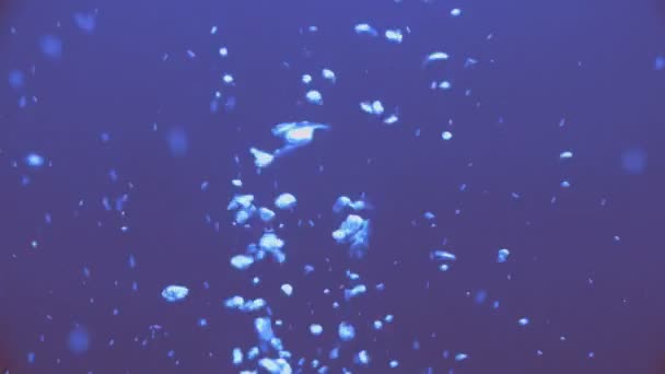 Bulles d'air sous l'eau 