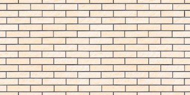 Sorunsuz hafif bej yeni ve temiz tuğla duvar