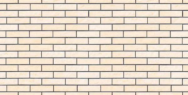 Sorunsuz hafif bej yeni ve temiz tuğla duvar
