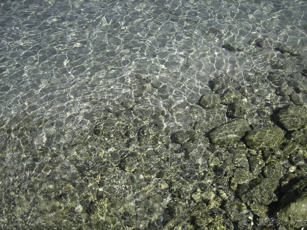 Door Het Heldere Water Stralen Van Reflectie Van Zon Kunt — Stockfoto