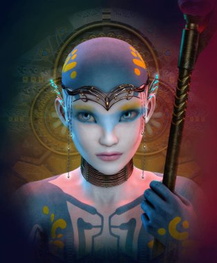 Nayla A, 3d CG