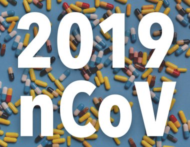 Çin 'de 2019-ncov Coronavirus salgını. Tıp, sağlık, metinli küresel tehdit kavramı