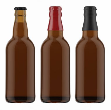 kahverengi şişe soğuk bira