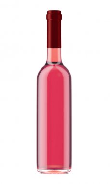 Pembe şarap şişesi 