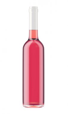 Pembe şarap şişesi 