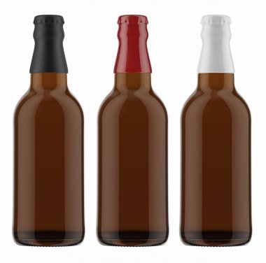 kahverengi şişe soğuk bira