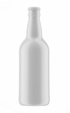 Beyaz şişe soğuk bira