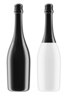 renkli şampanya şişeleri 