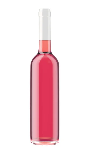 Pembe şarap şişesi 