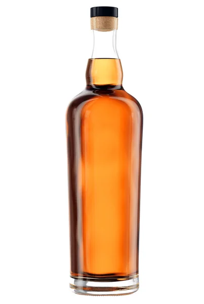 viski şişesi ile ahşap tıpa 