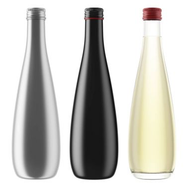 renkli damla şekilli şişeler