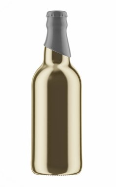gri üst altın şişe bira